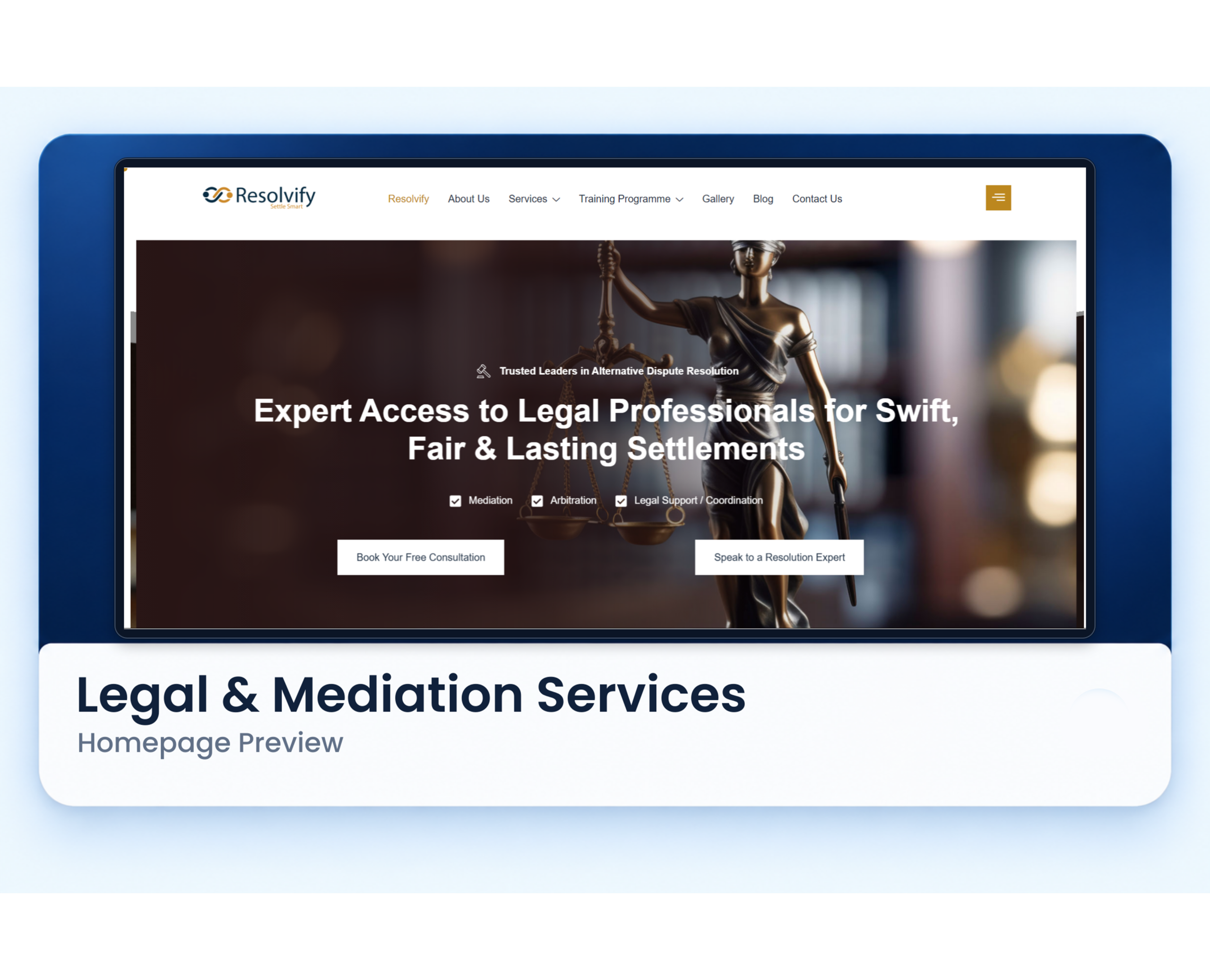 Legal & Mediation Services portfolio image